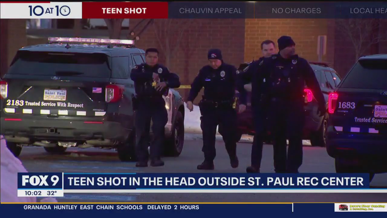 St. Paul teen shot outside rec center; 26-year-old man arrested