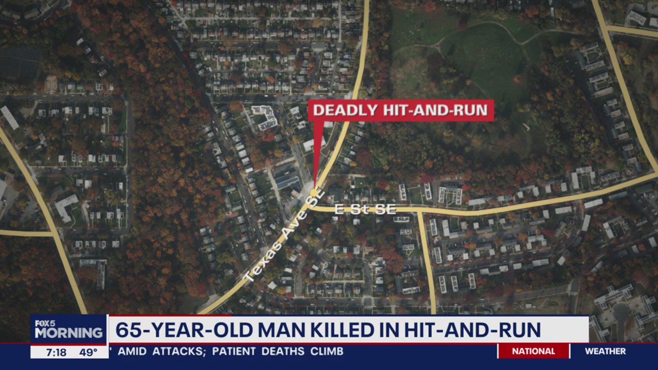 65-year-old DC man killed in hit-and-run crash
