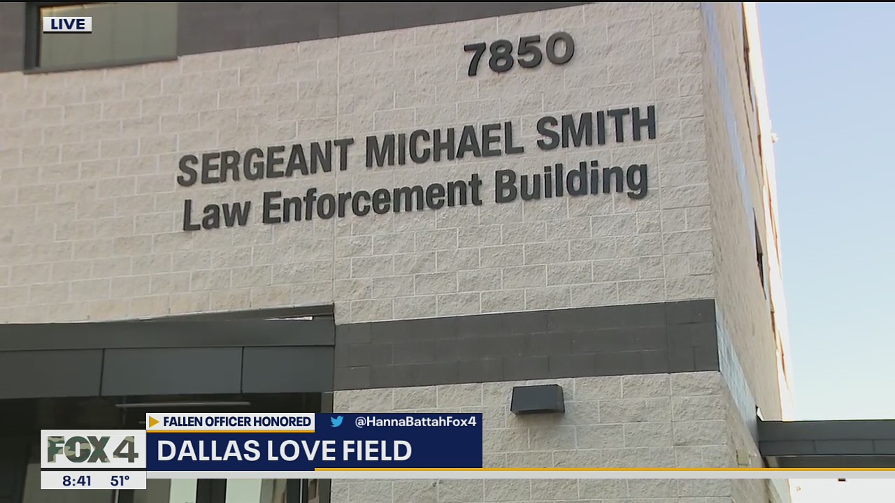 Love Field building named in honor of fallen Dallas officer