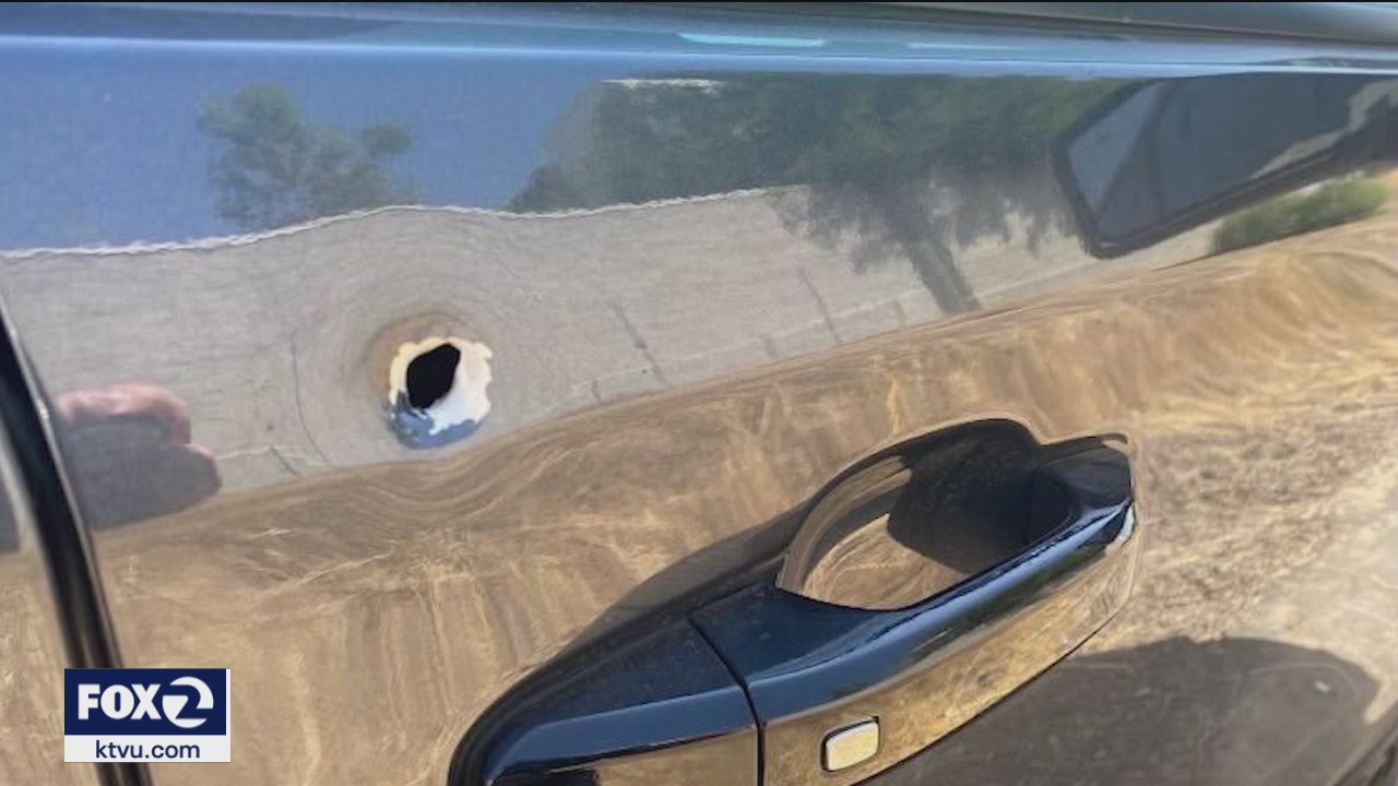 San Jose police officer's truck shot, prompting Highway 101 closure
