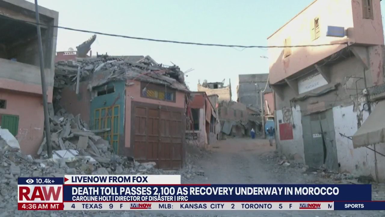 Death toll rises past 2,400 in Morocco quake