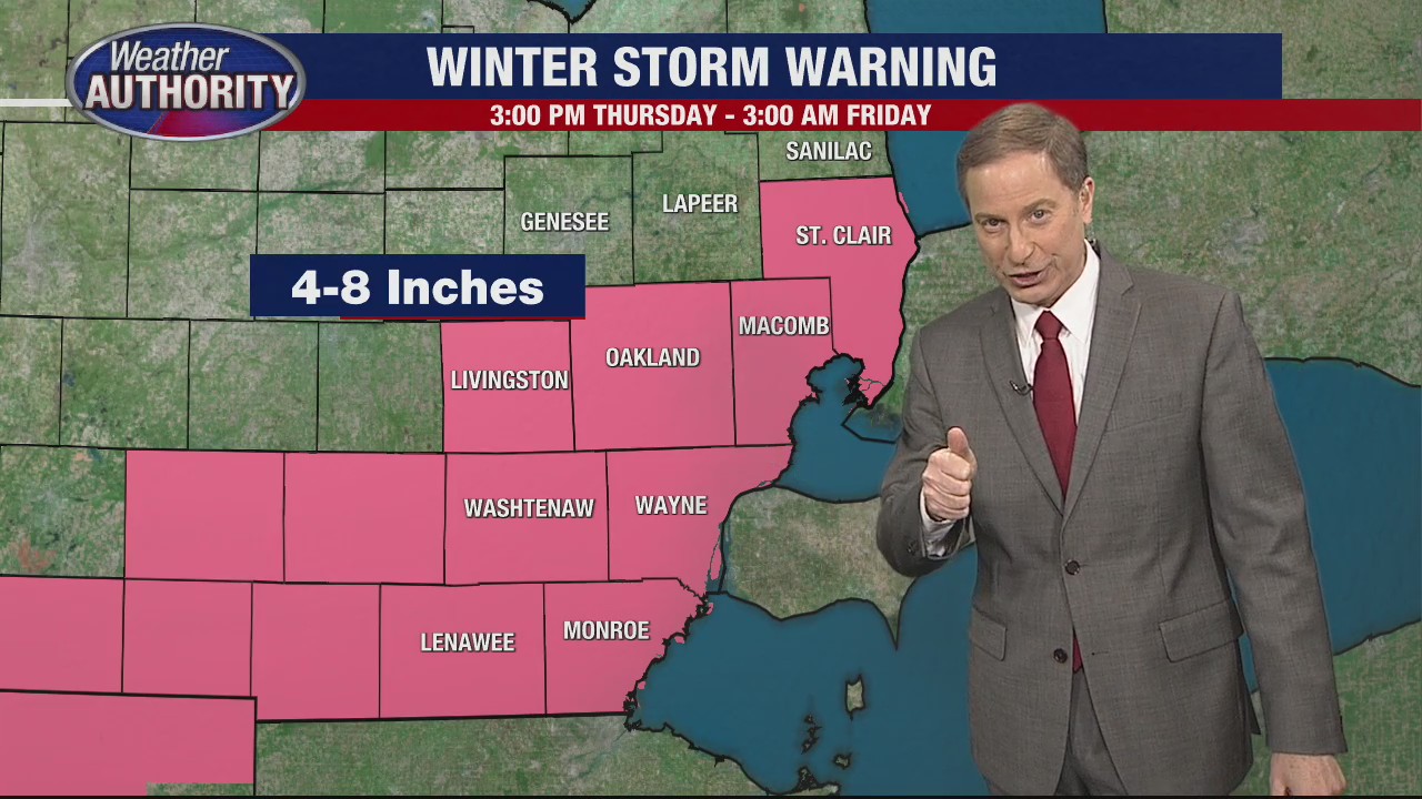 Snow expected to start Thursday afternoon