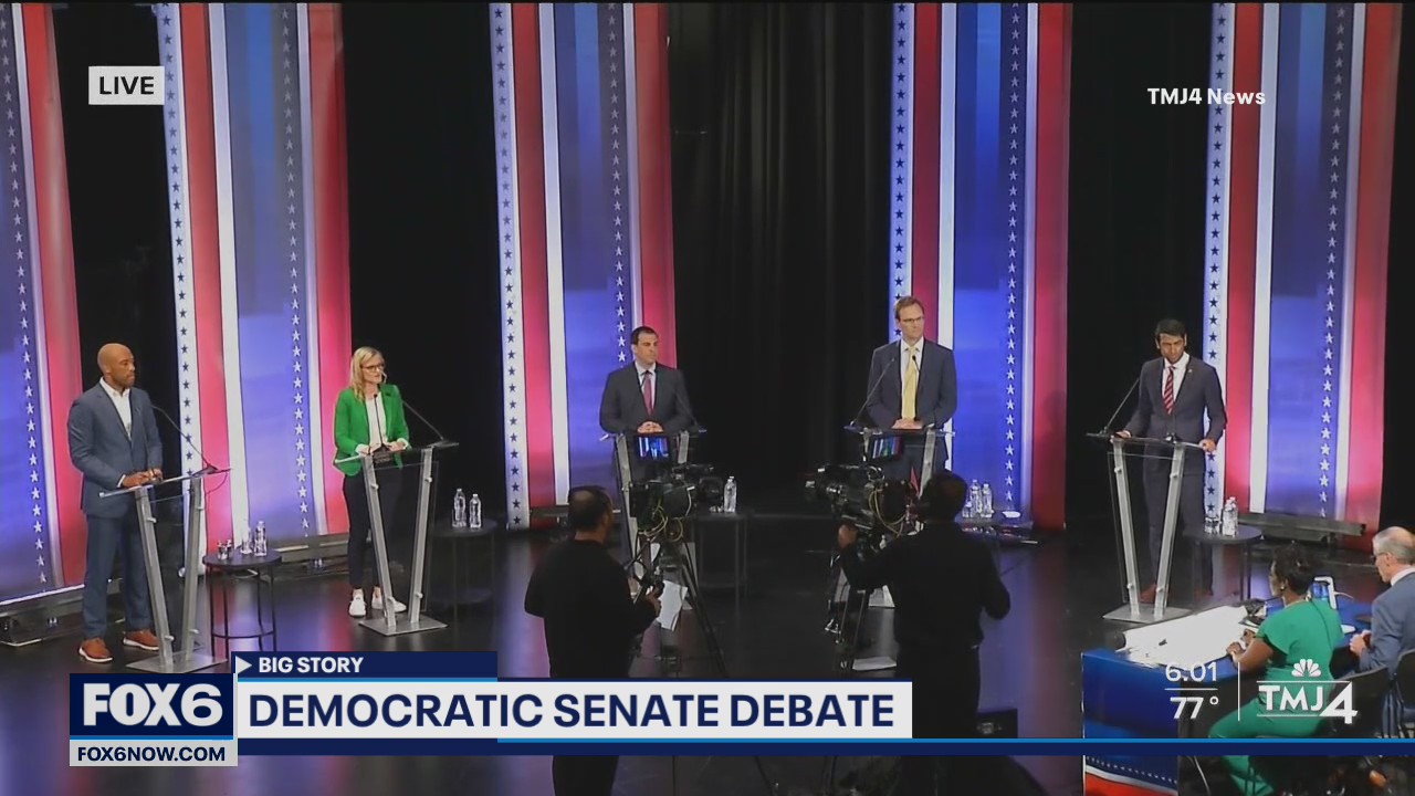 Wisconsin's Democratic Senate candidates debate