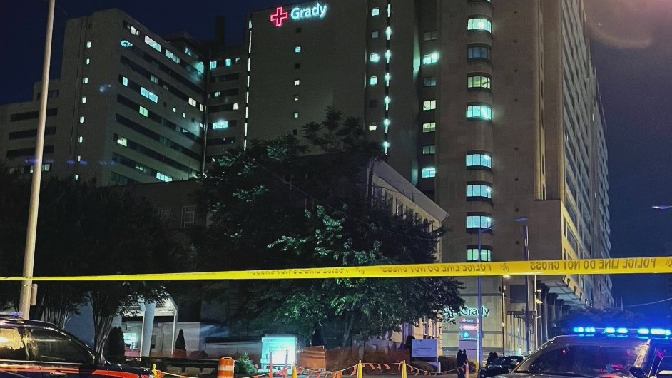 Person shot, killed in front of Grady Hospital