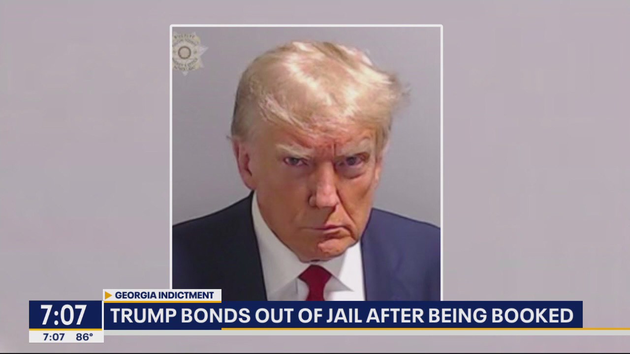 Trump bonds out of Atlanta jail after being booked