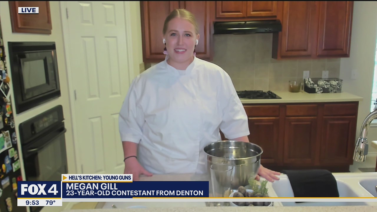 Megan Gill competes on Hell's Kitchen: Young Guns