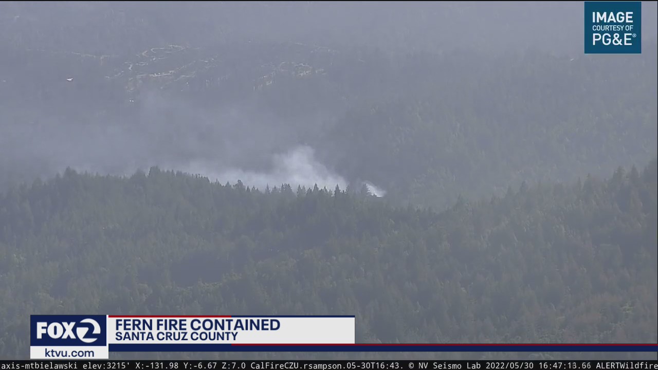 Fern Fire contained in Santa Cruz county