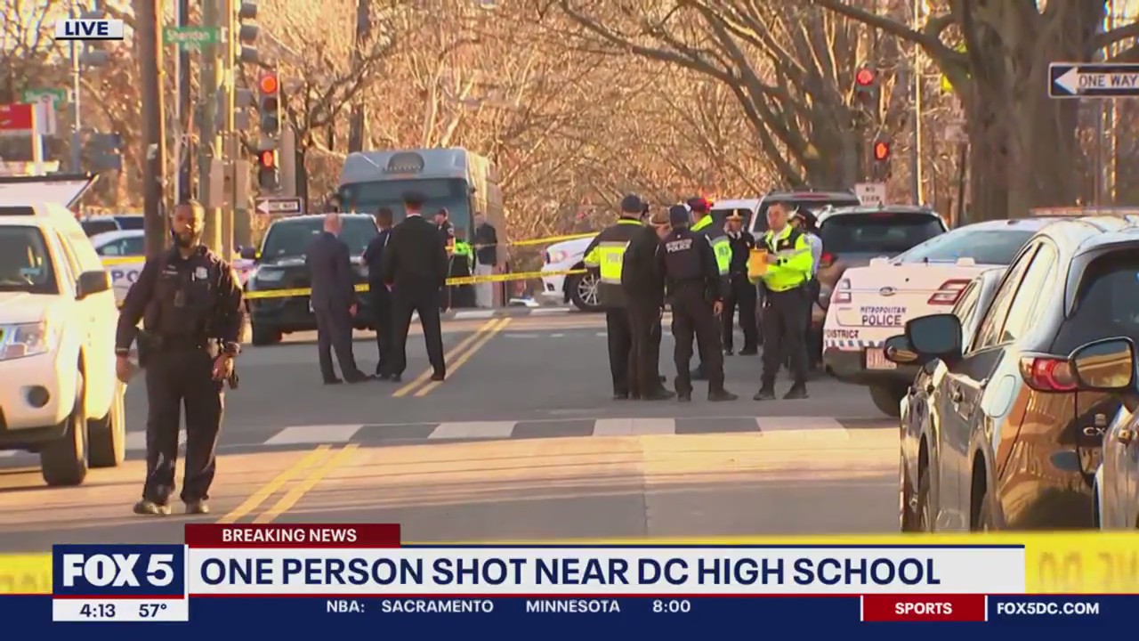 1 person shot near Coolidge High School