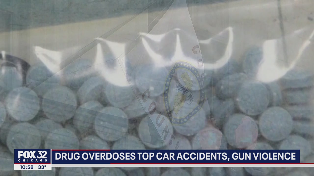 Drug overdoses top car accidents, gun violence