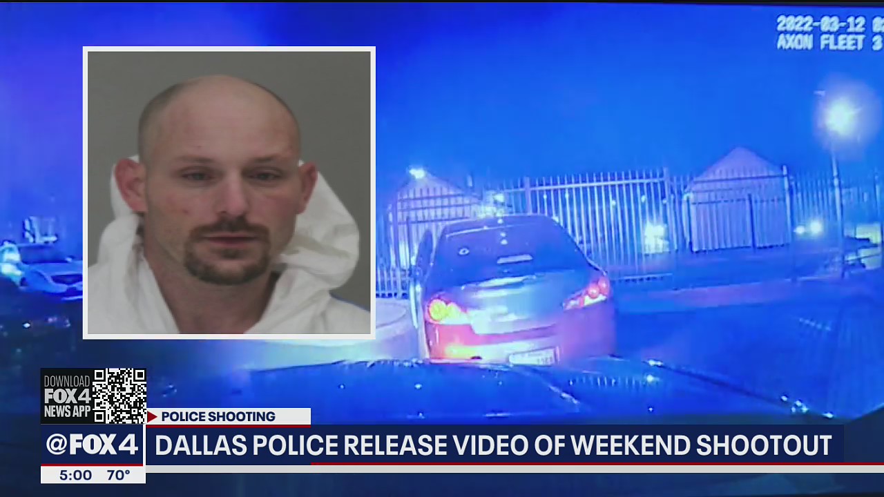 Dramatic video shows suspect flee after injuring three Dallas officers