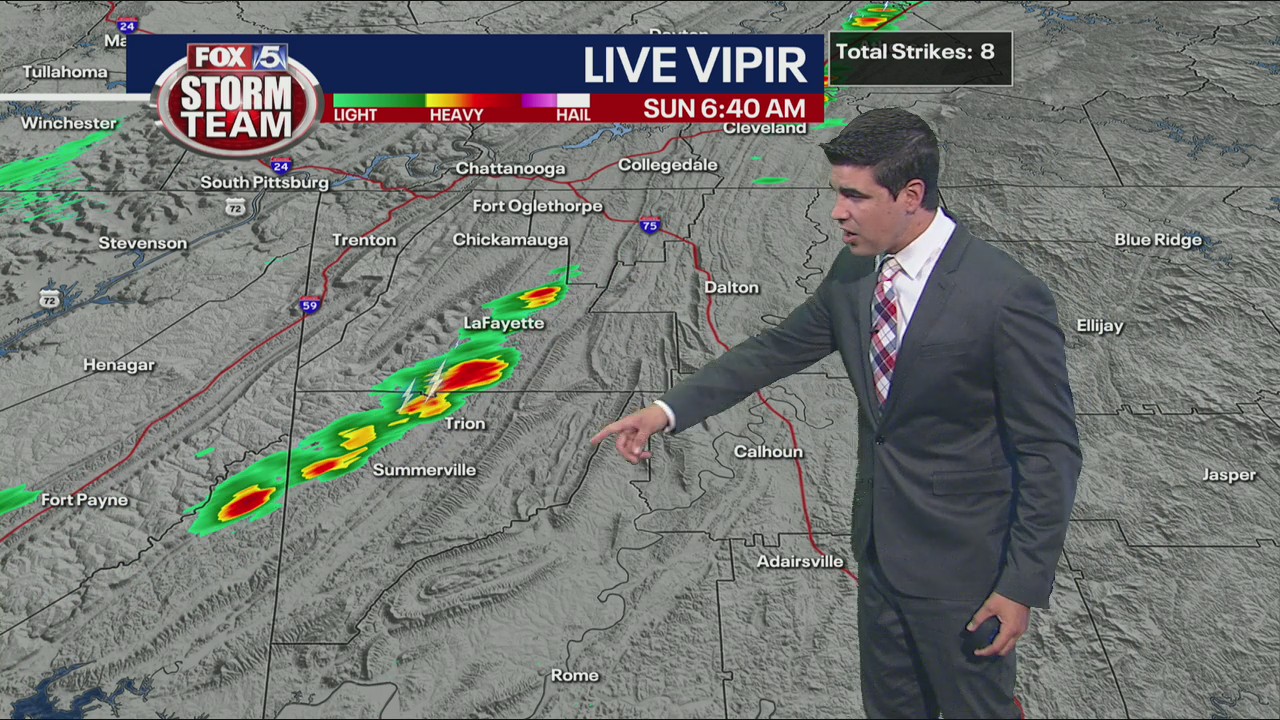 Sunday morning forecast