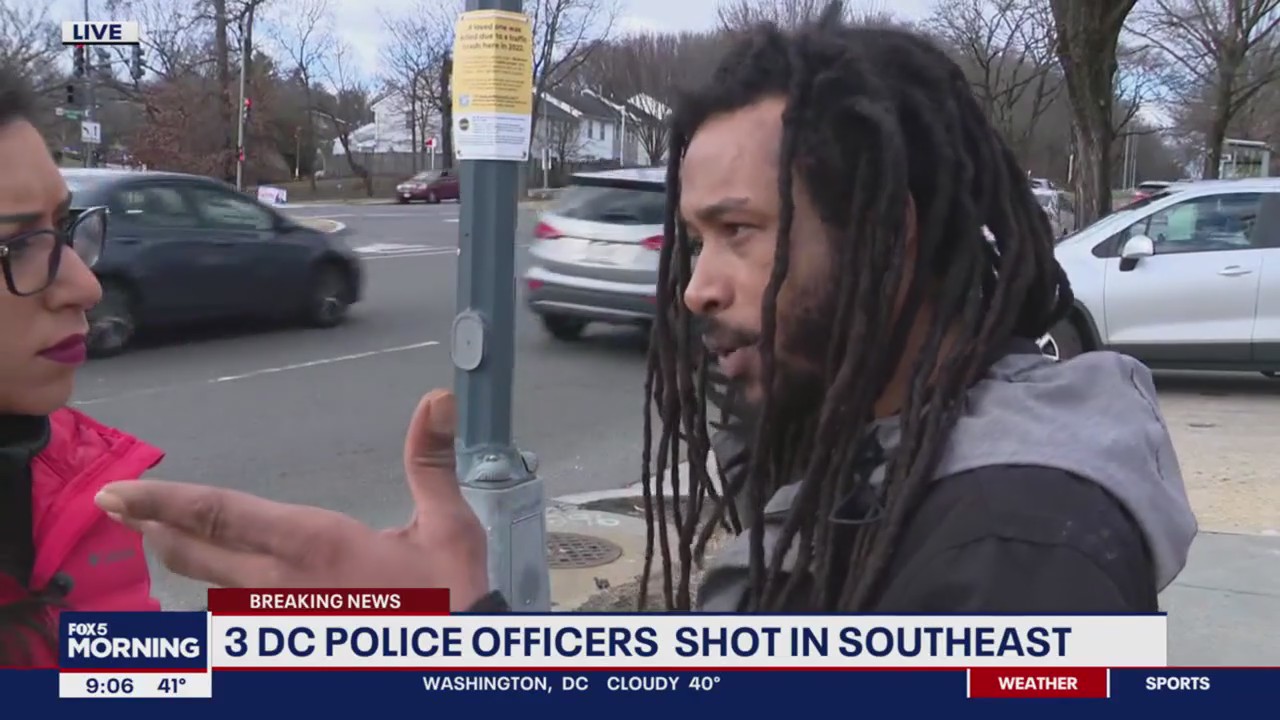 'Armed to the teeth:' Local resident describes scene of active shooting in DC
