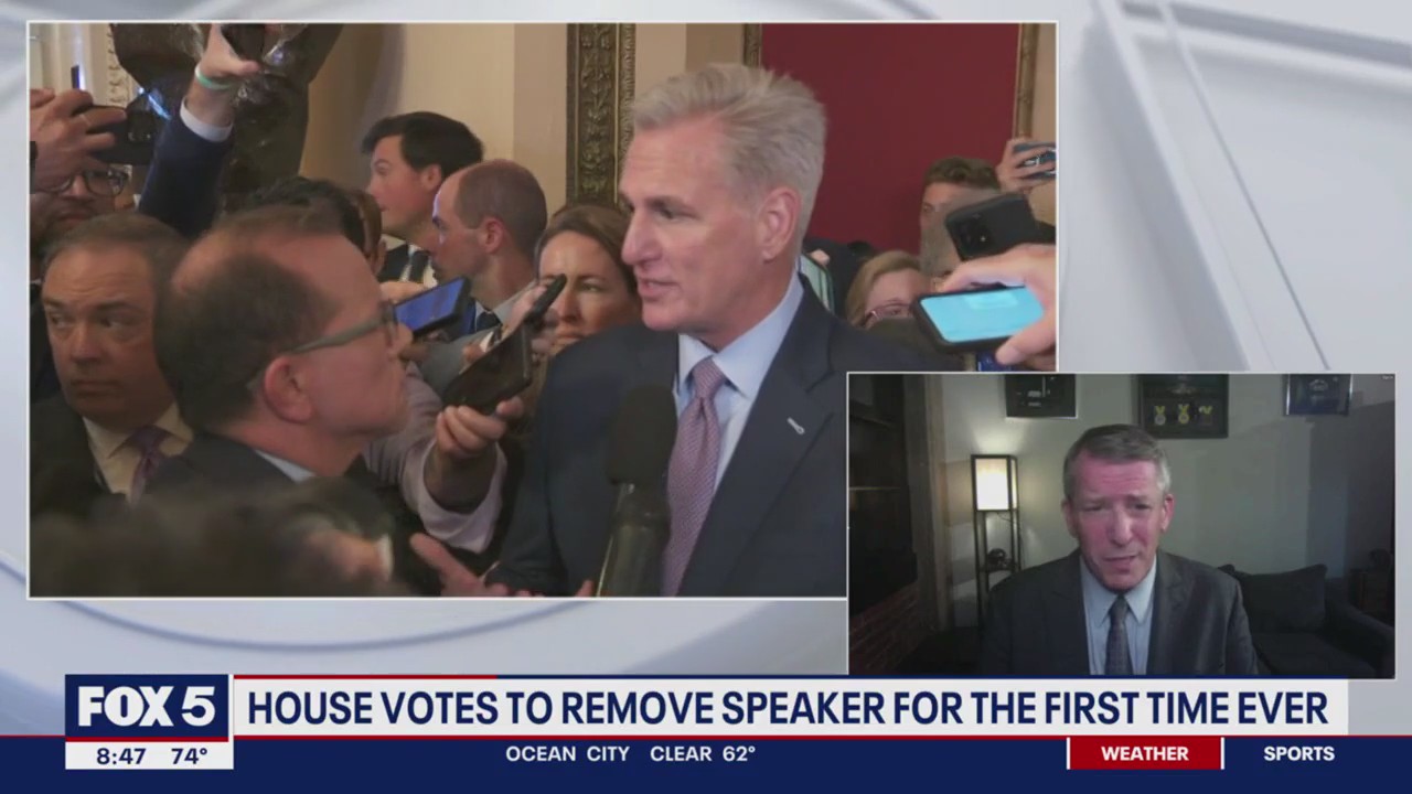 House votes to remove speaker for first time in 113 years