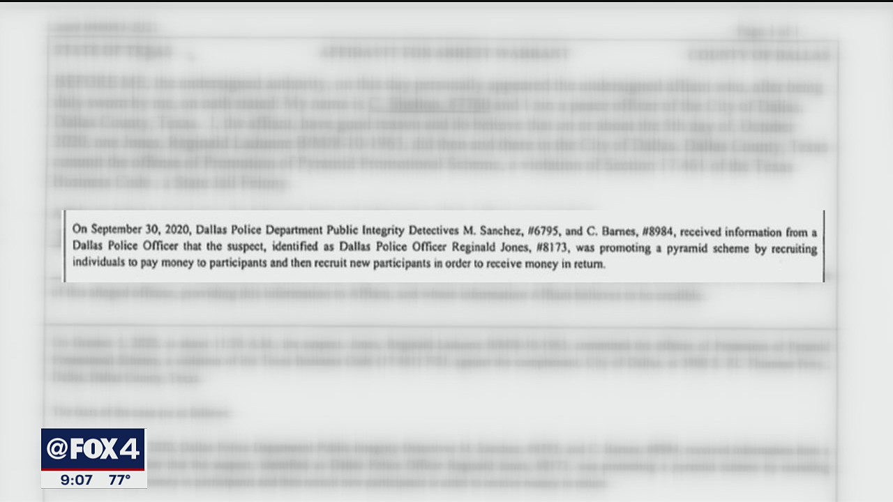 Affidavit: Dallas police officer collected $48K in ‘blessing circle’ pyramid