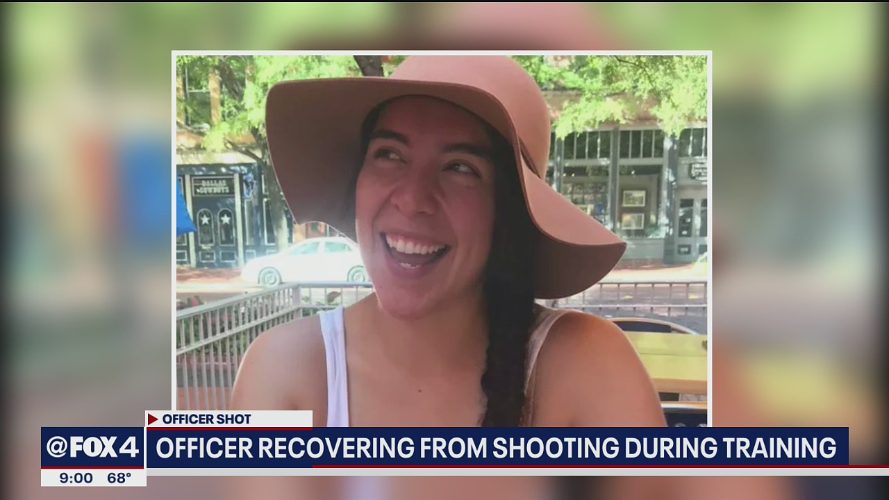 Officer recovering after being shot during training exercise