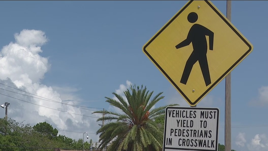 Dad, 2 kids struck in crosswalk