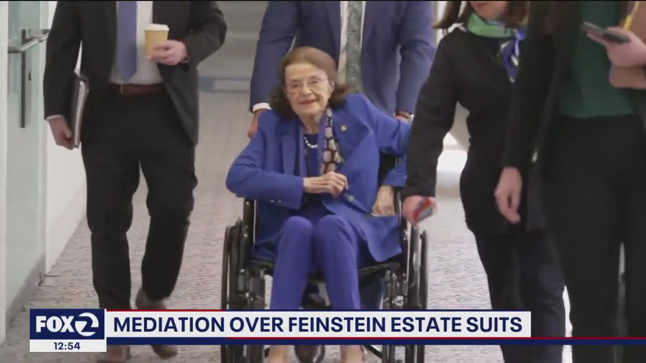 Feinstein, late husband's estate go to mediation