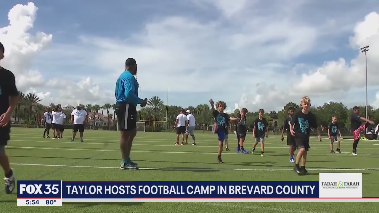 Jawaan Taylor hosts football camp in Brevard County