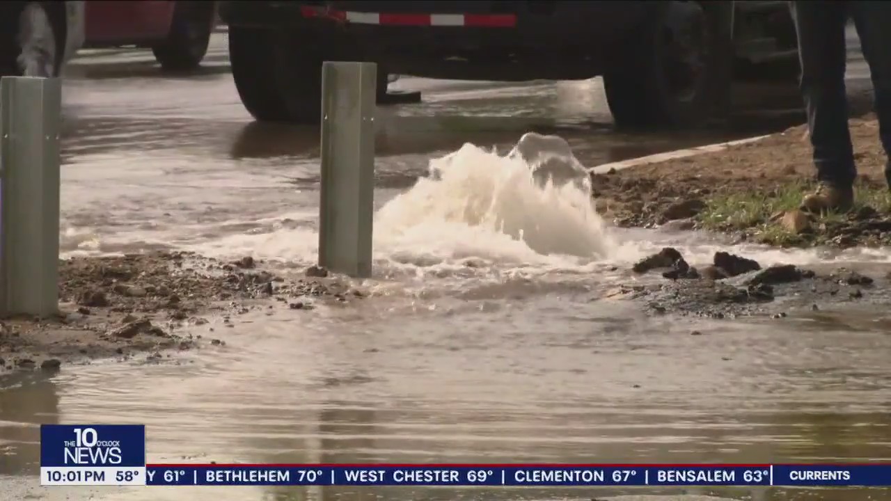Over 1,500 customers impacted by accidental water main break in Delaware County, officials say