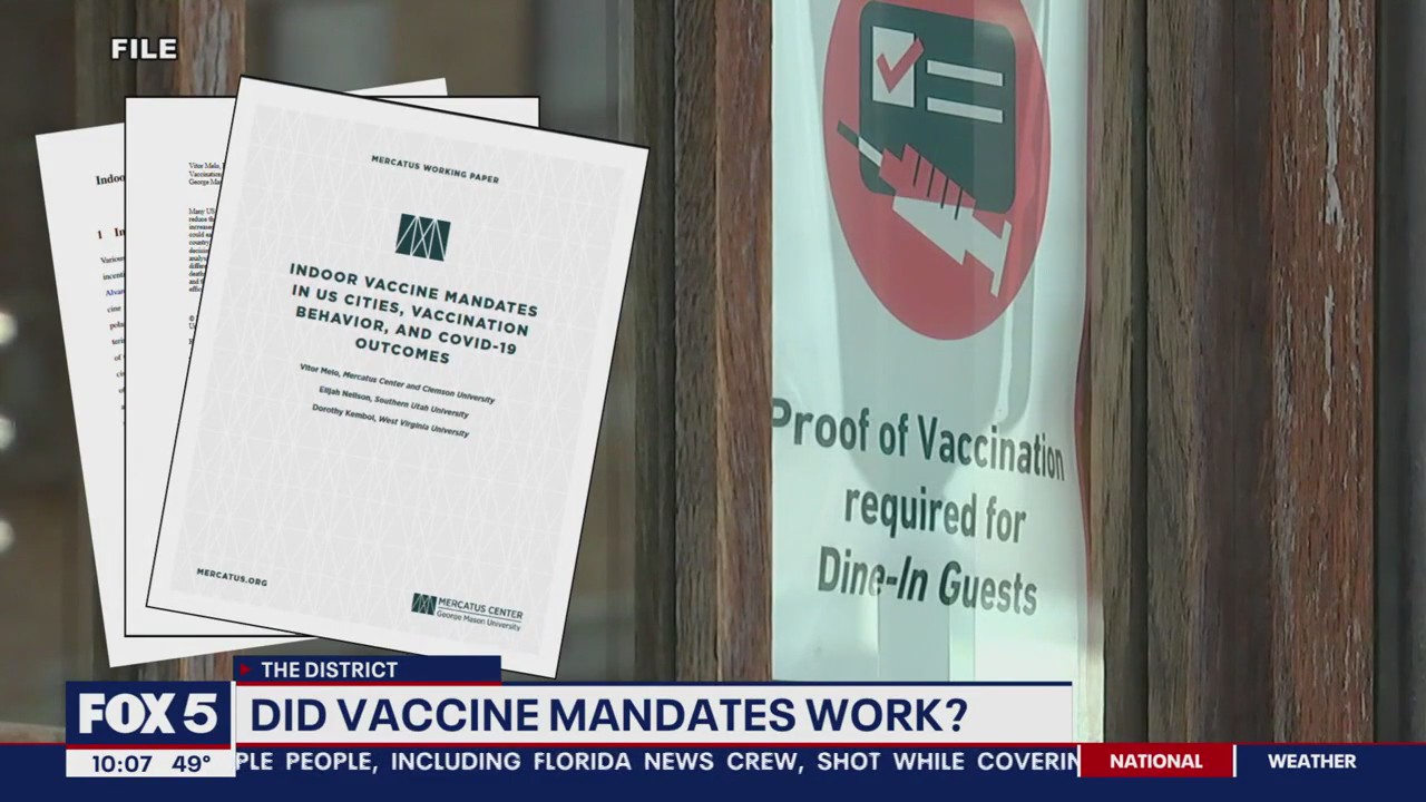 Did DC's indoor vaccine mandate work?