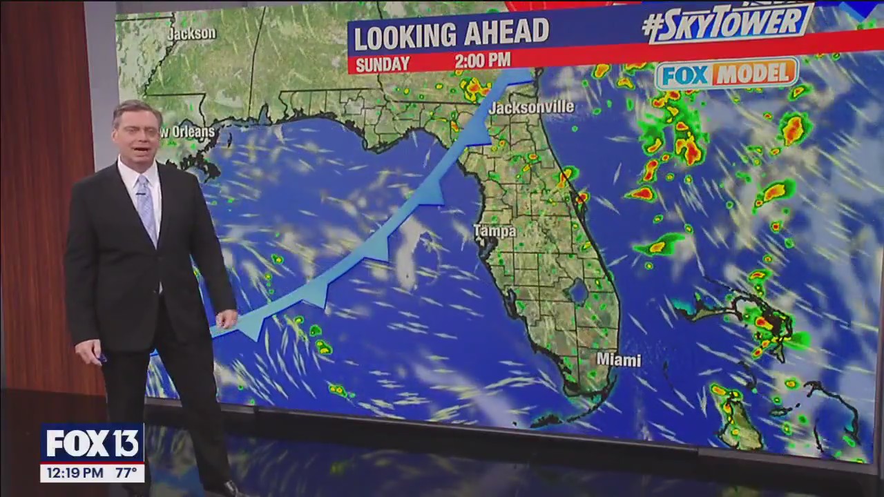 Tampa Weather | Scattered showers expected this weekend