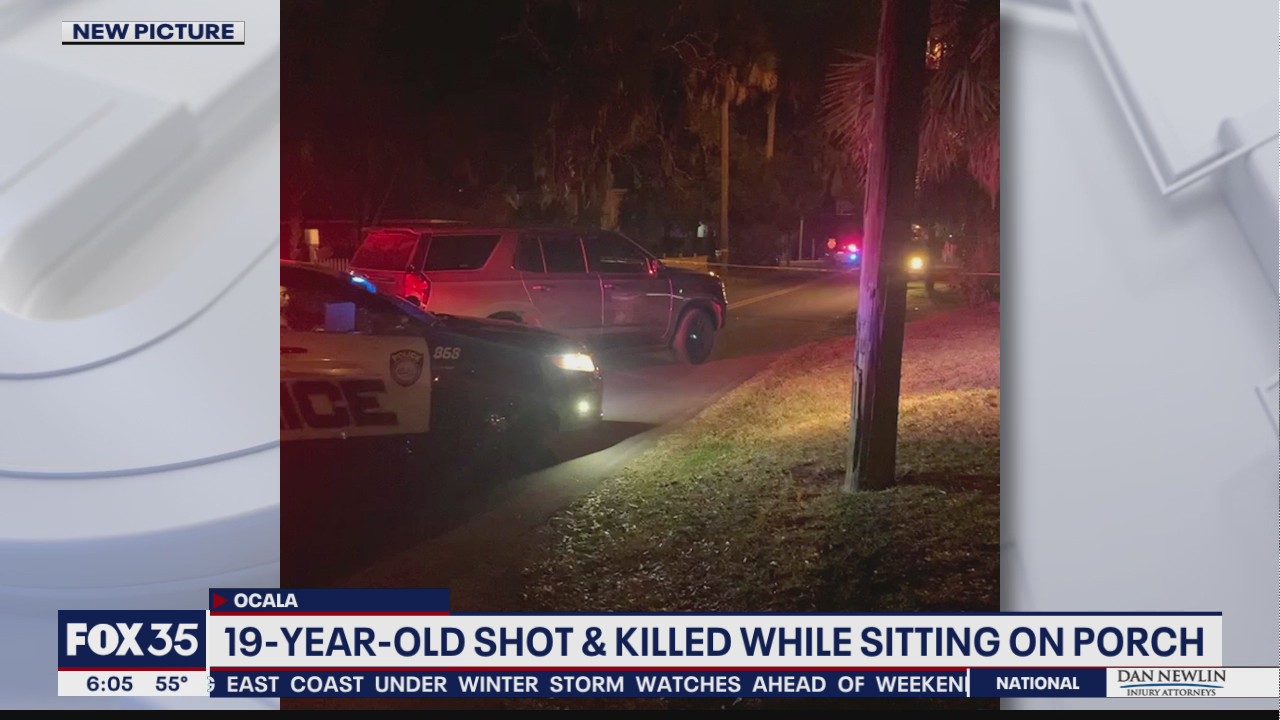 19-year-old shot and killed while sitting on porch in Ocala