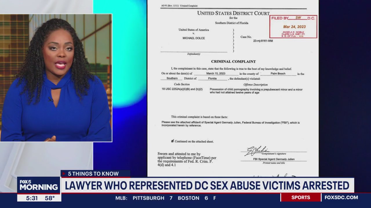 Attorney who represented DC families in child sex abuse case faces child pornography charges