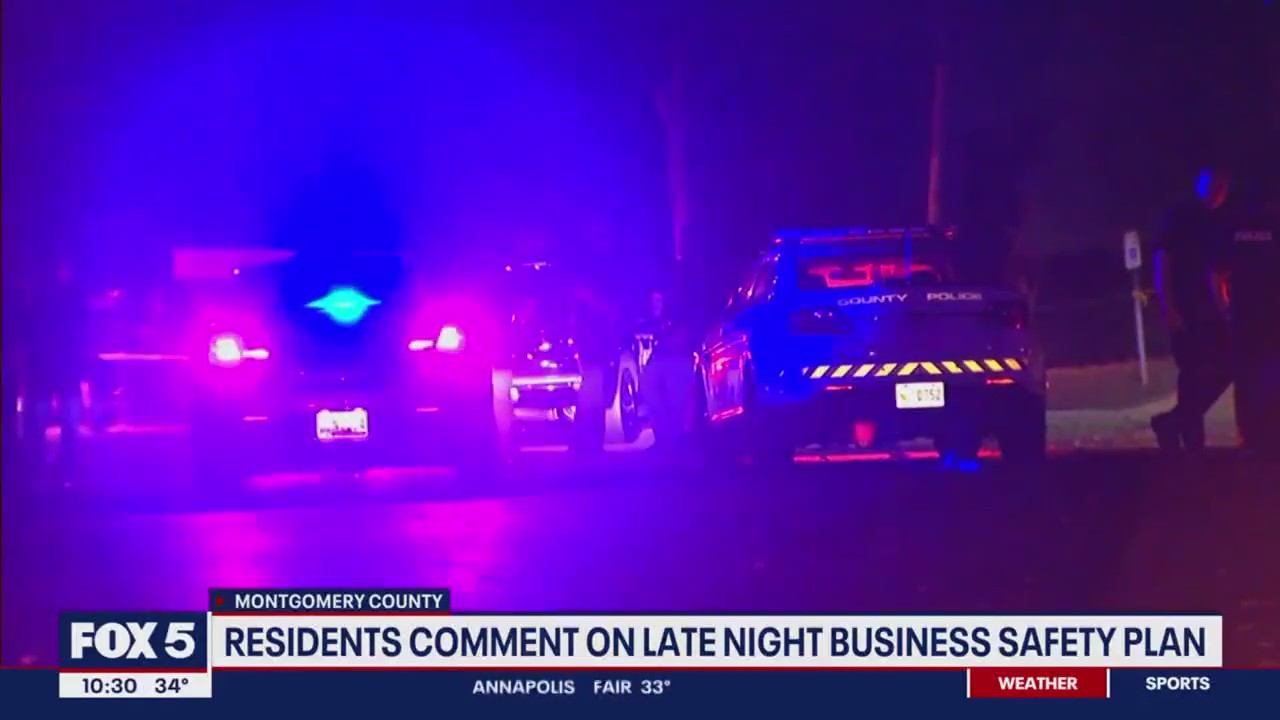 Residents weigh in on Montgomery County's late-night business safety plan