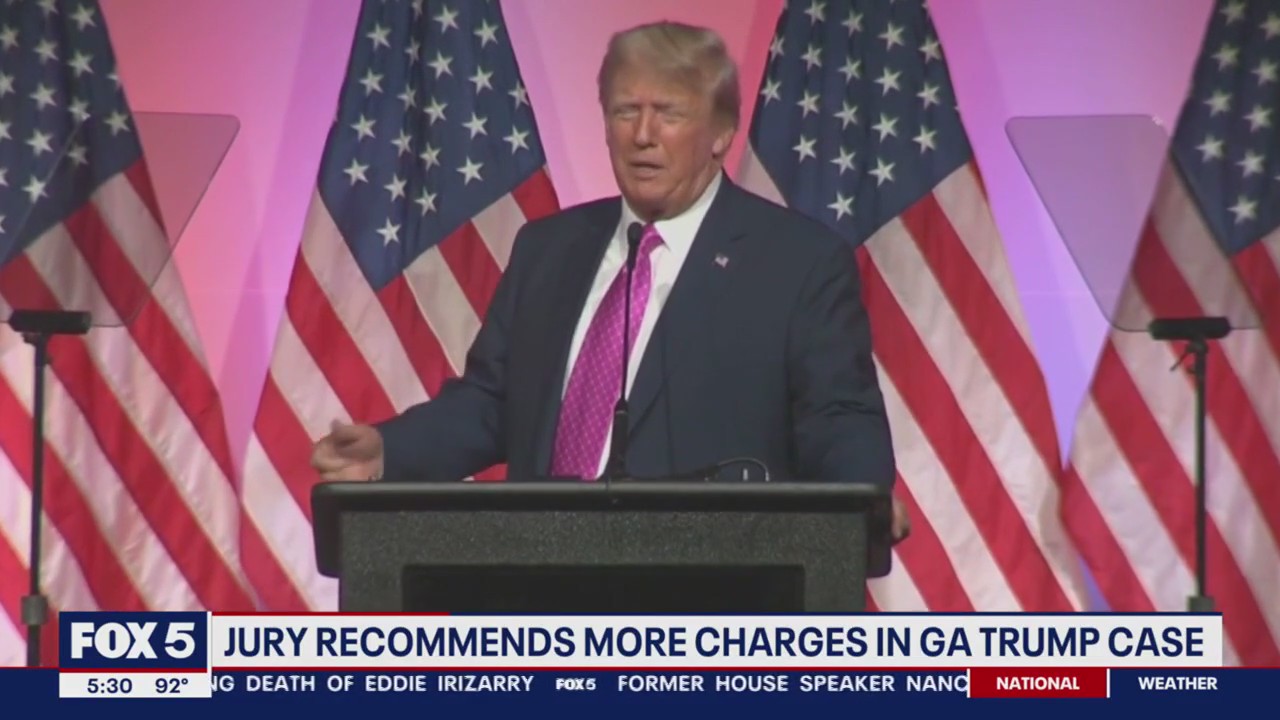 Jury recommends more charges in Georgia Trump case