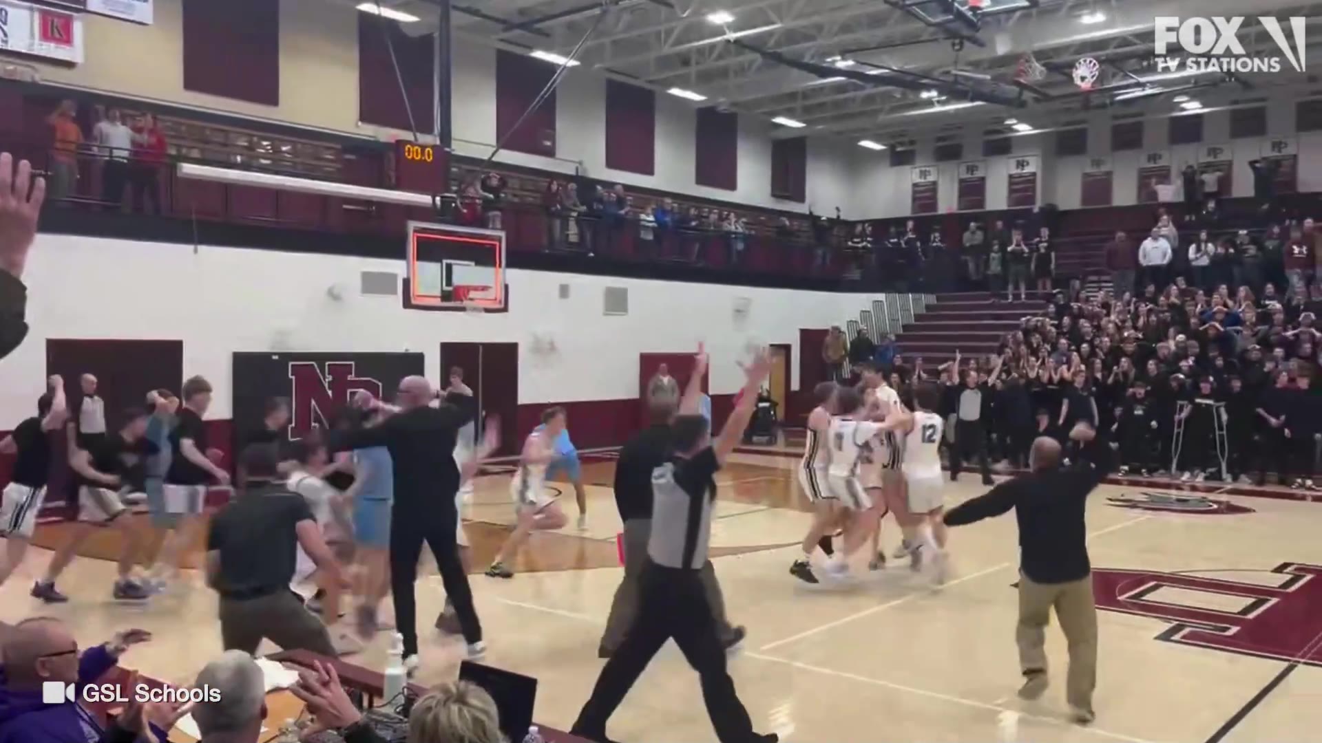 Insane buzzer-beater for Glencoe-Silver Lake High School