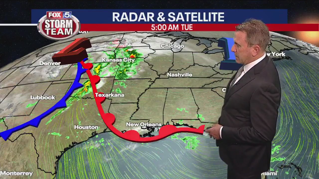 Tuesday morning weather forecast