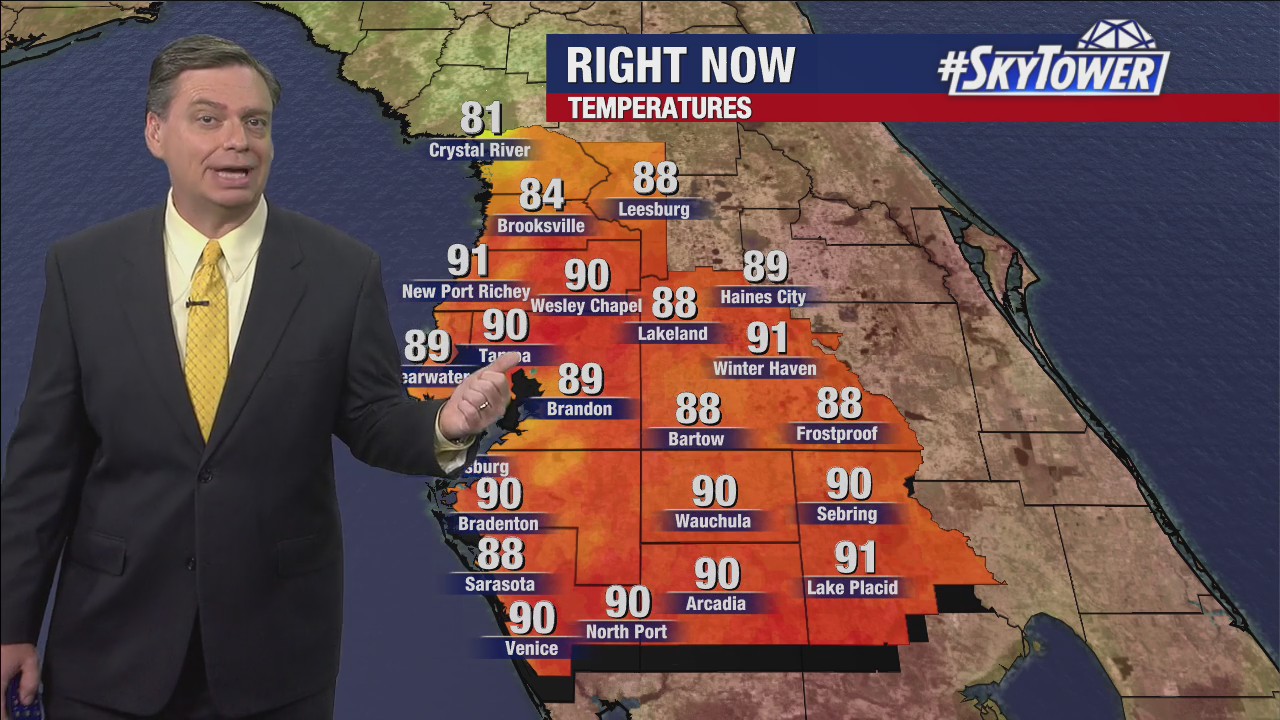 Monday afternoon forecast