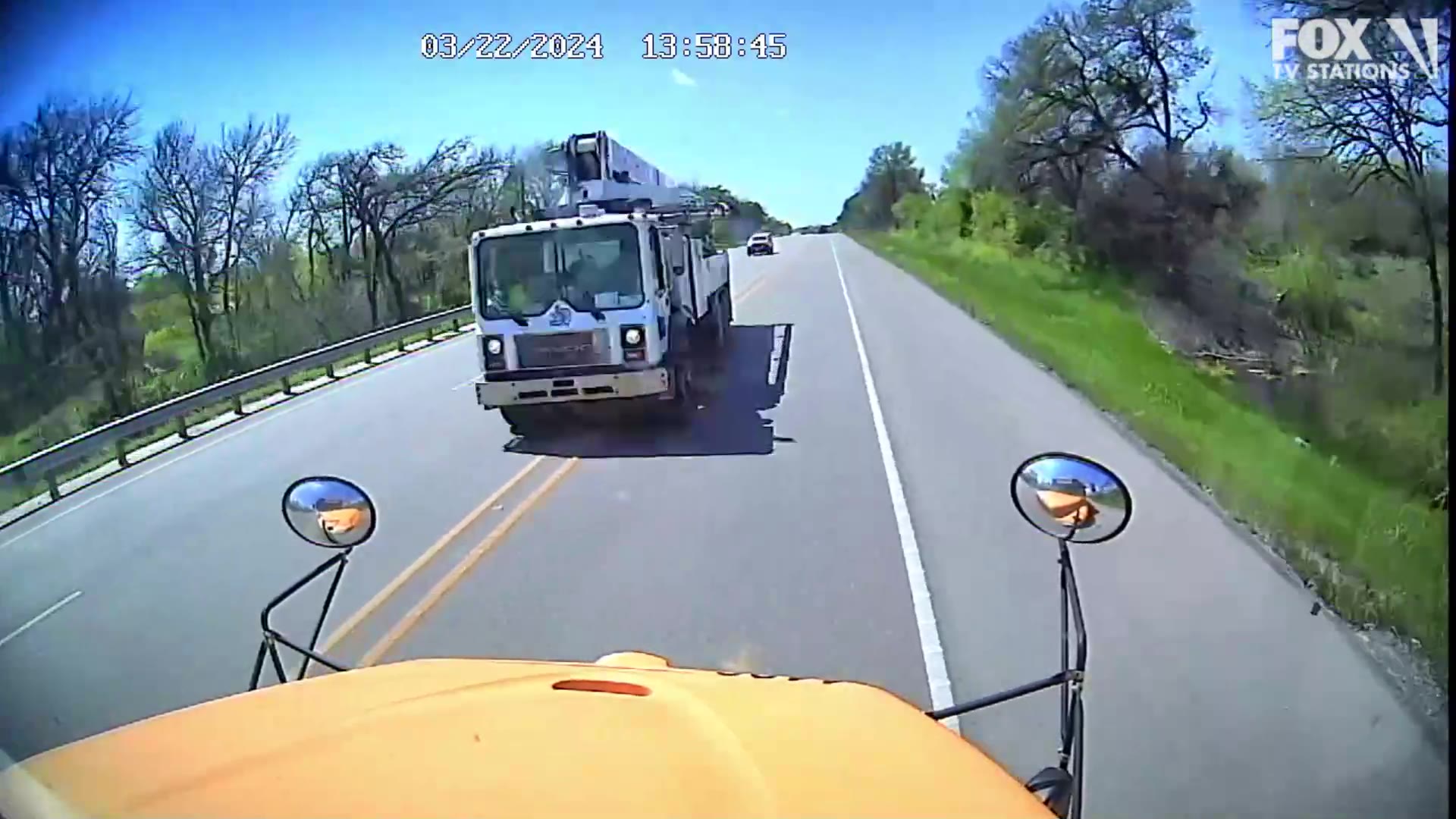 VIDEO: Deadly school bus crash caught on camera