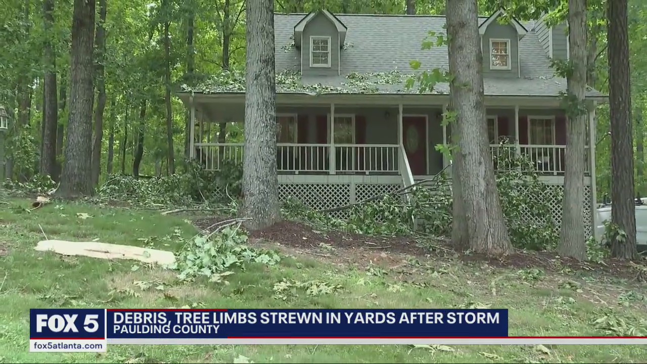 Storms leave behind damage across north Georgia
