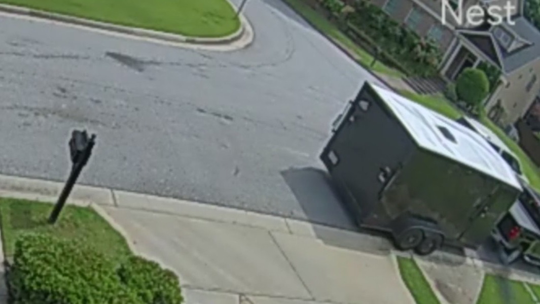 Work truck with equipment stolen in quiet neighborhood