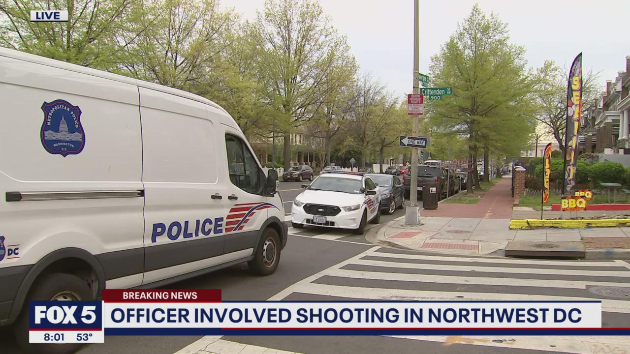 DC Police investigate officer-involved shooting in Northwest