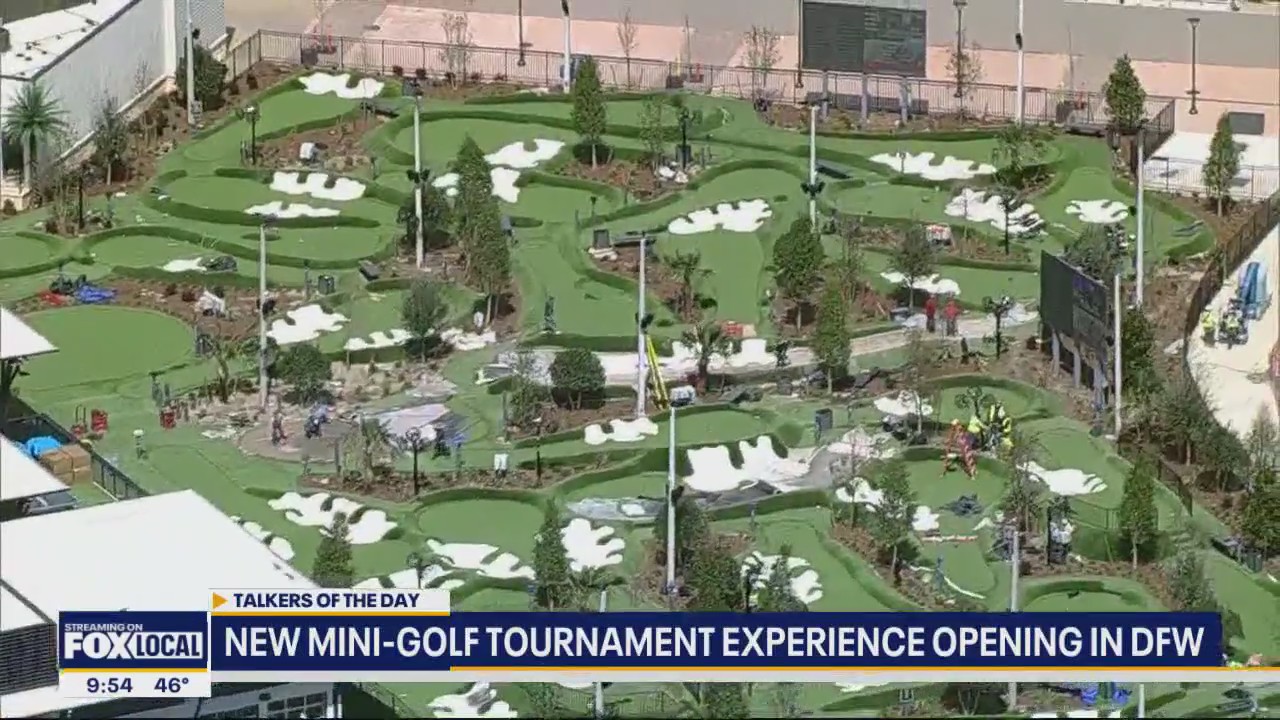 Talkers: Tiger Woods' mini golf course opening in DFW
