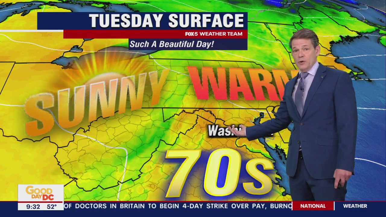 FOX 5 Weather forecast for Tuesday, April 11