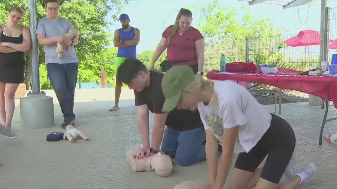 North Austin swim instructor teaches community about summer safety