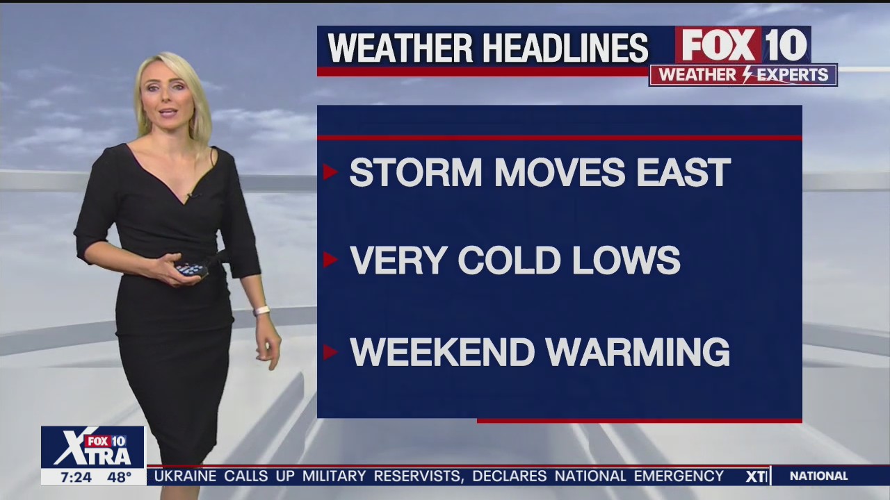 7PM Weather Forecast - 2/23/2022