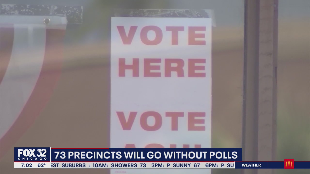 73 precincts in Chicago will go without polls for primary election