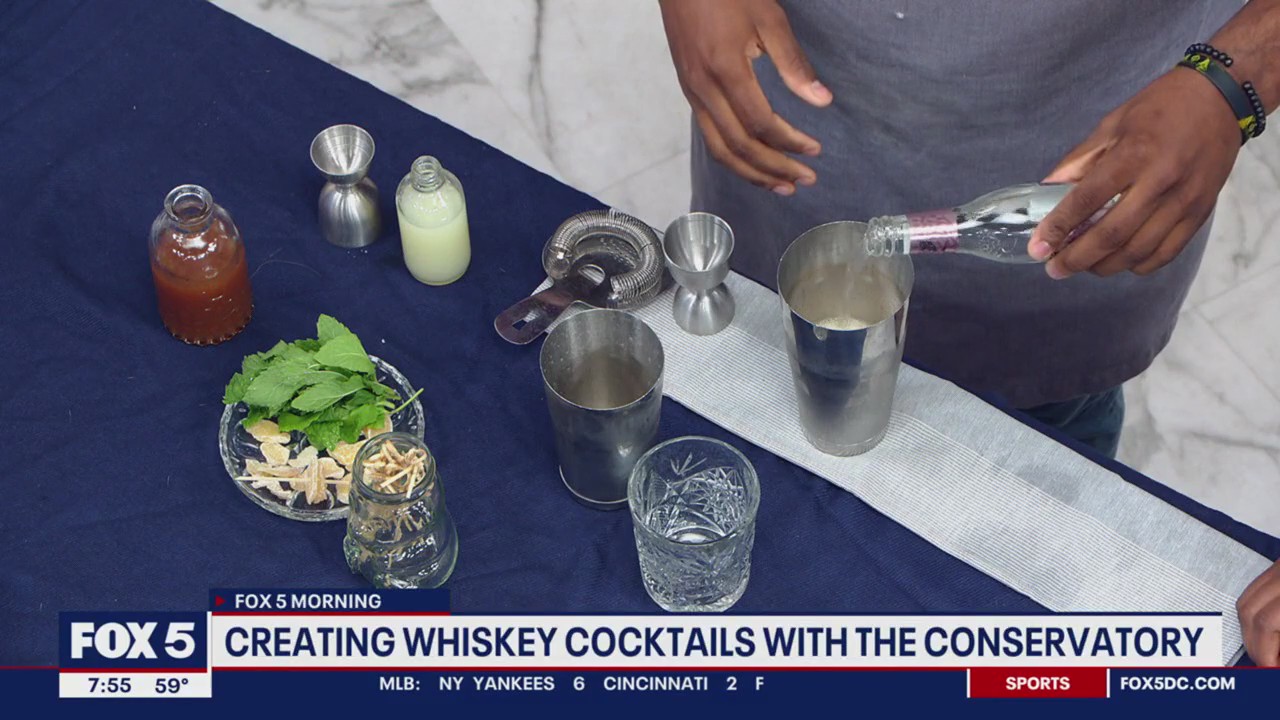 Creating whiskey cocktails with The Conservatory