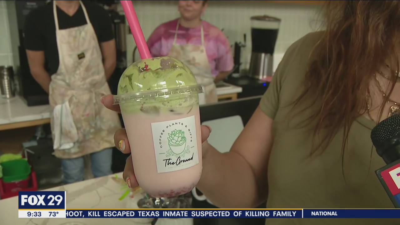 The Ground Coffee Plants & Gifts showcases special drinks in honor of Mike & Alex