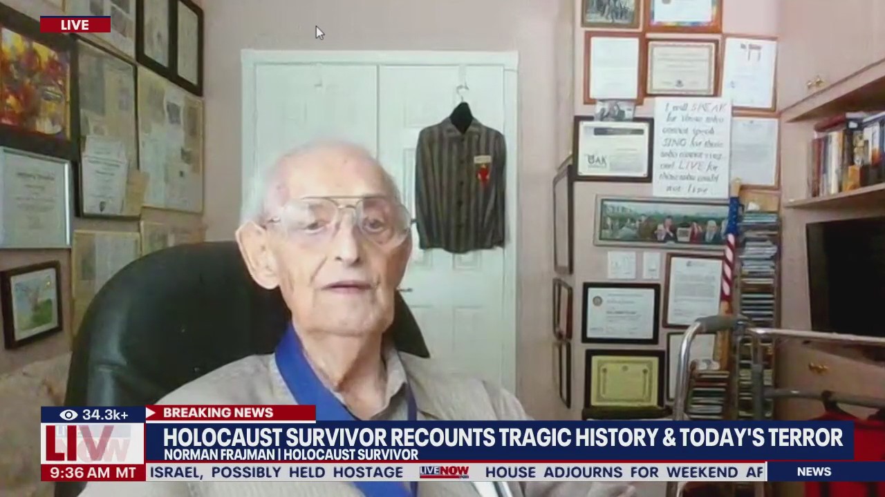 Holocaust survivor reflects on tragedy in Israel