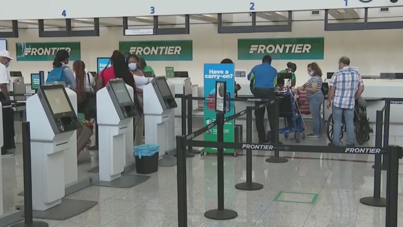 Frontier disconnects customer service phone line