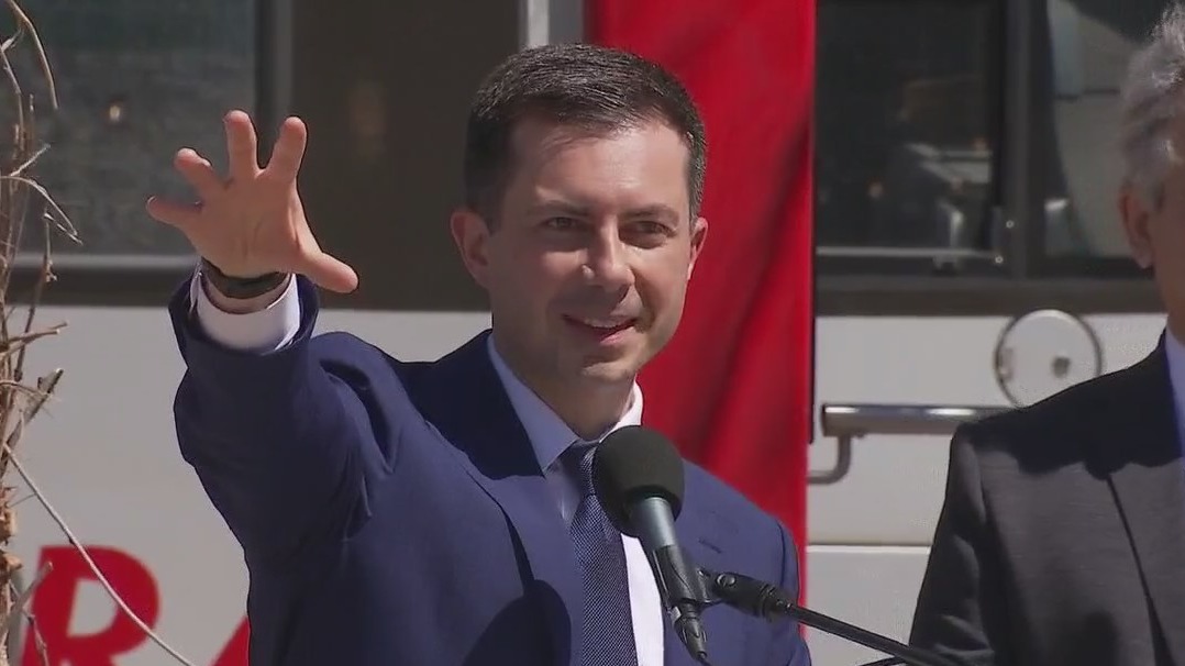Secretary of Transportation Pete Buttigieg makes a stop in Austin