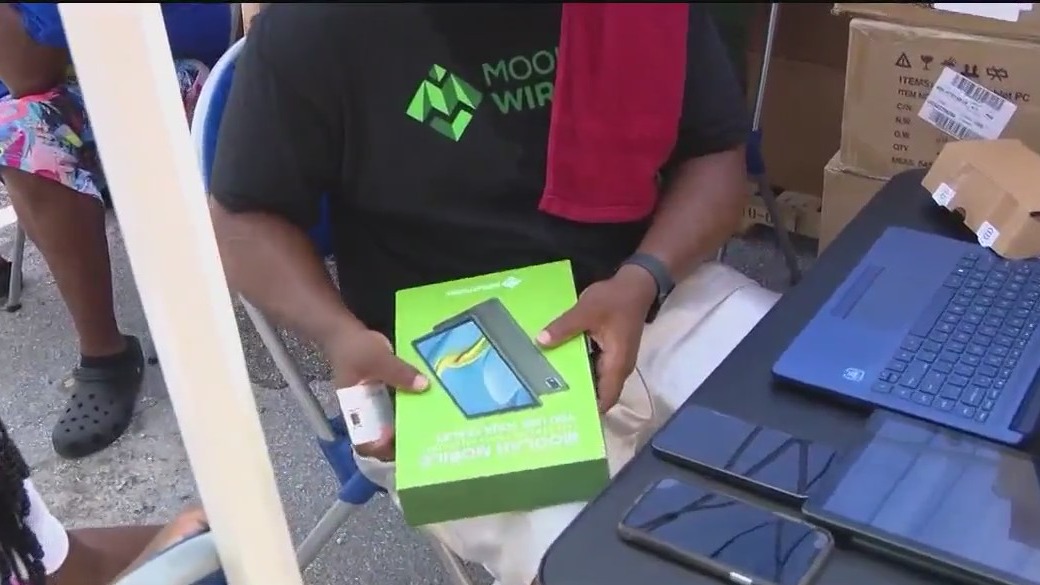 Residents get free tablets, computers