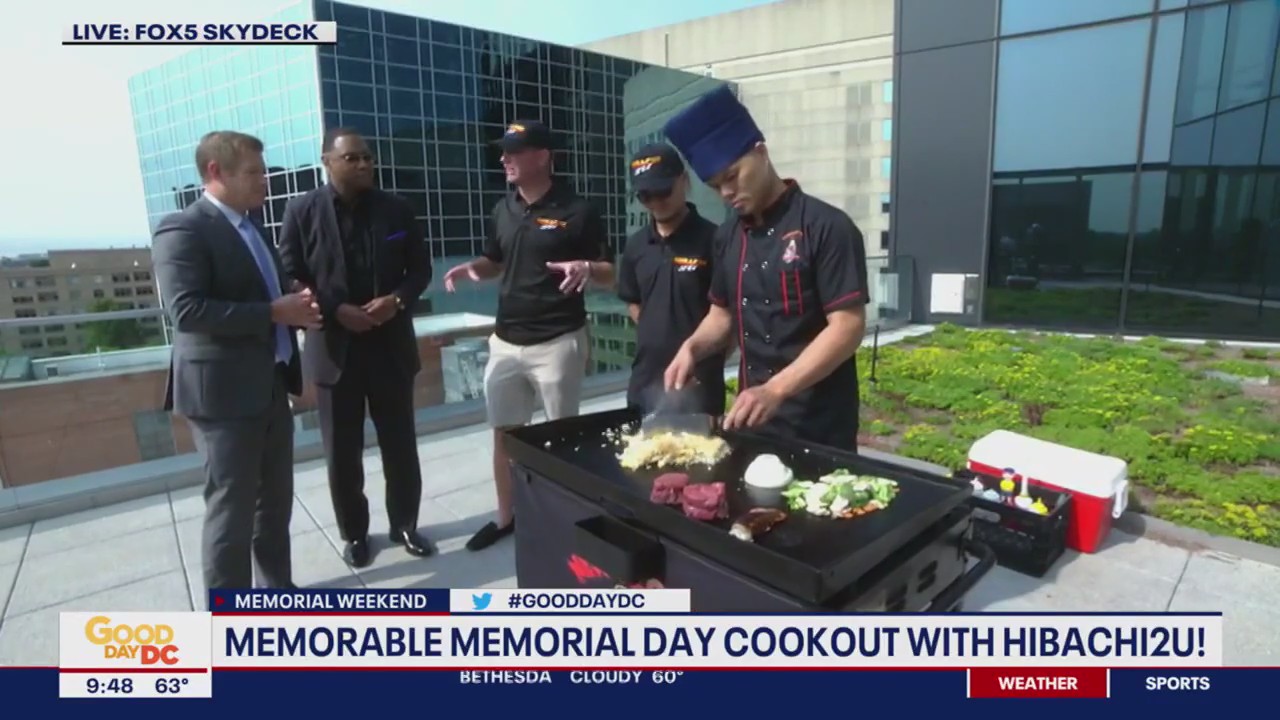 Memorable Memorial Day cookout with Hibachi2U!