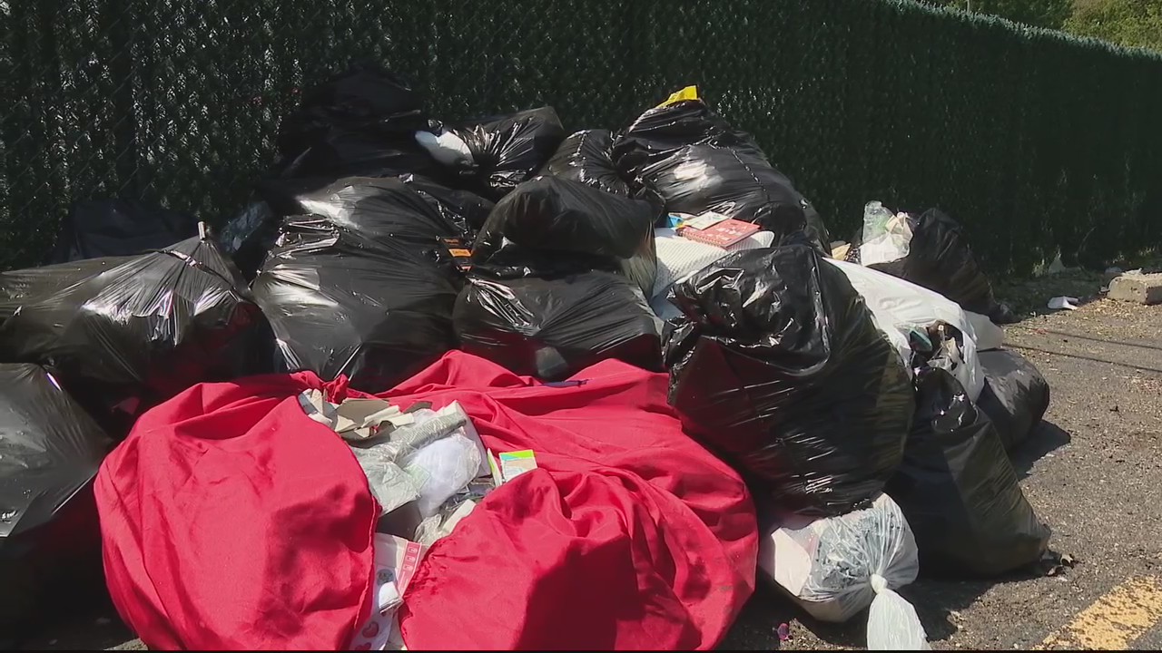 Trash dumped outside Taylor bar closed for renovation