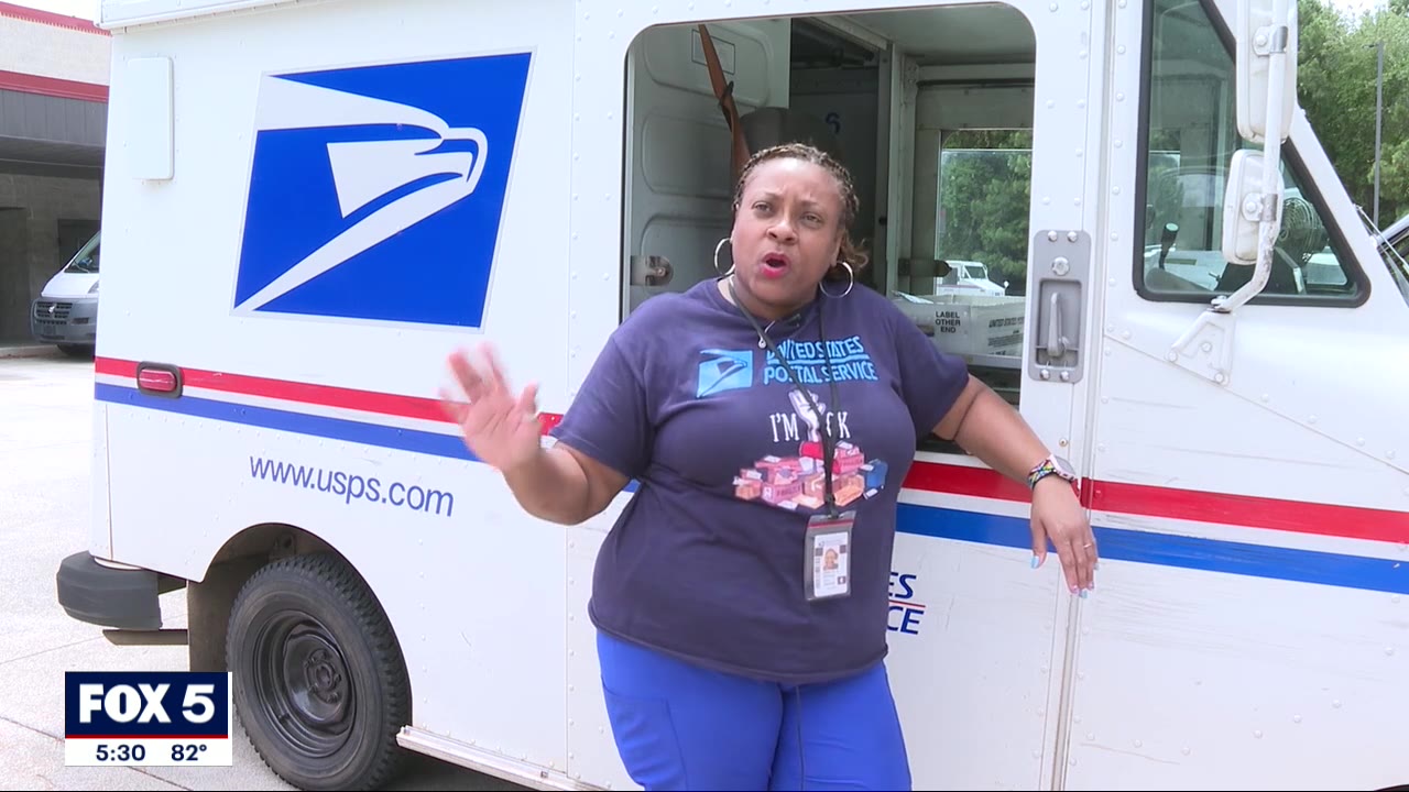 Mail carrier saves a life